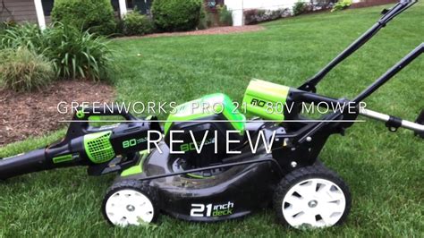 Greenworks Pro V Mower Review Youtube