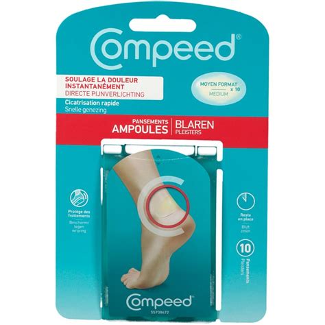 COMPEED Pansements Ampoules Moyen Format 10 Pc S Redcare Pharmacie