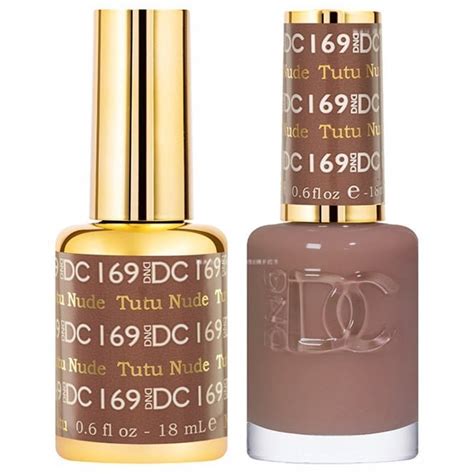 DND DC Duo Gel Nail Polish Set Tutu Nude 169 2 X 18ml Nail