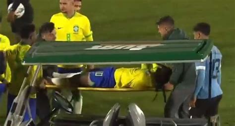 URGENTE Neymar sofre lesão sai de campo chorando e imagem é forte