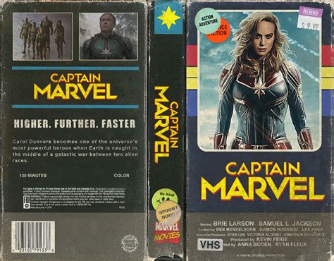 Captain Marvel - VHS Cover Art | Captain marvel, Marvel, Vhs