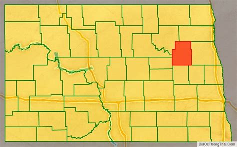 Map of Nelson County, North Dakota