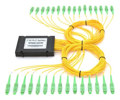 X Plc Fiber Optic Splitter In Abs Box Fibertronics Inc