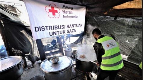 Pmi Distribusikan Bantuan Untuk Warga Gaza Buka Layanan Dapur Umum