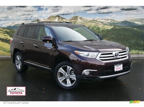 2012 Sizzling Crimson Mica Toyota Highlander Limited 4WD 55592848