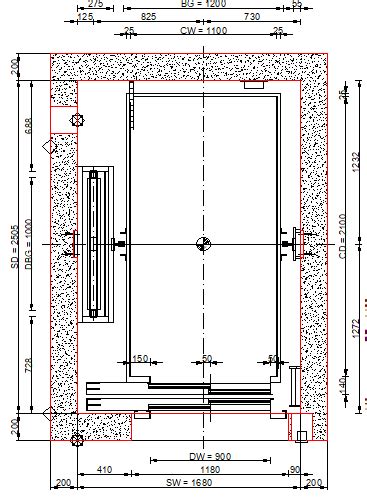 Elevator Plan Drawing