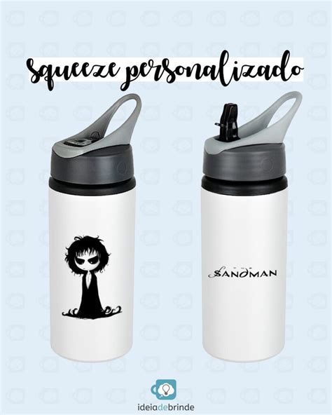 Squeeze Alum Nio Ml Bico Retr Til Personalizado Brindes Personalizados