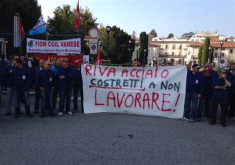 Gli Operai Della Riva Protestano A Varese Varesenews Foto