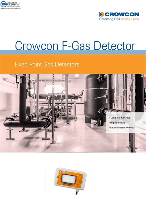 Crowcon F-Gas Detector - Fixed Point Gas Detectors