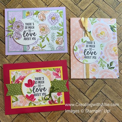 How To Make Handmade Cards Using Patterned Paper Creating With Allie