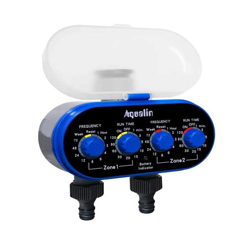 Таймер полива Aqualin 21032 двухзонный – купить онлайн на ROZETKA