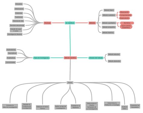 Método Científico Coggle Diagram