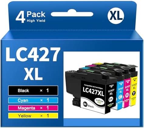 WYFYINK LC427XL Lot De 4 Cartouches D Encre Avec Brother LC427 XL