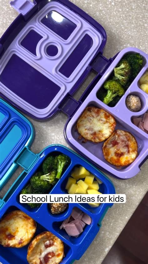 School Lunch Ideas for kids | Kids lunch recipes, Kids healthy lunch ...