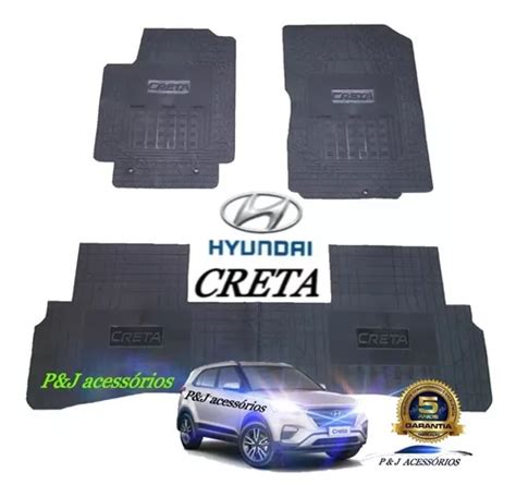 Jogo Tapete Creta Hyundai Emborrachado Refor Ado