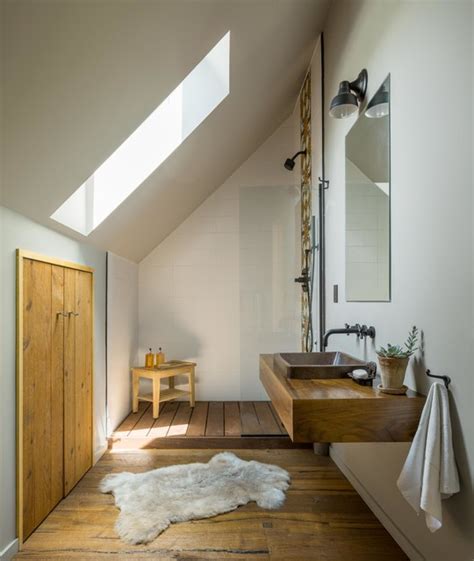 Vermont Modern Barn Rustic Bathroom Burlington By Joan Heaton