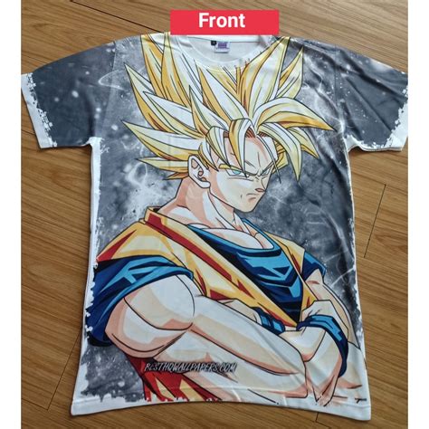 Jual KAOS DRAGON BALL AOP 13 TAG THAILAND ALL OF PRINT DEPAN BELAKANG