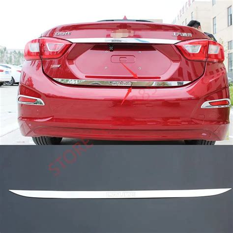 Pcs Car Stainless Steel Rear Tailgate Trunk Lid Tail Gate Protector