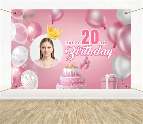 Personalized Birthday Banners And Signs Custom Birthday Banner With Photo Text