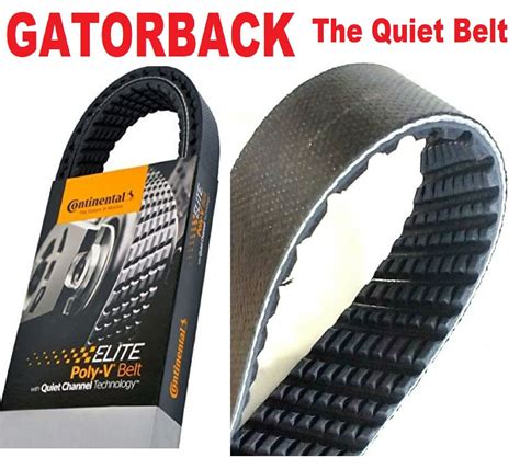 New Serpentine Belt Poly V The Quiet Belt Gatorback Continental Elite 4080645 Ebay