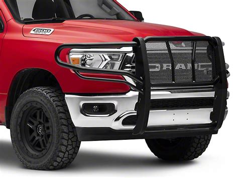 Ram 1500 Hdx Grille Guard Black 19 22 Ram 1500 Excluding Ecodiesel Rebel And Trx Free Shipping