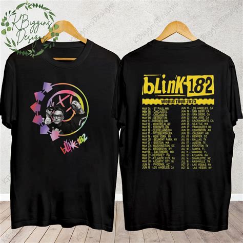 Blink 182 Tshirts Blink 182 the World Tour T-shirt Vintage - Etsy