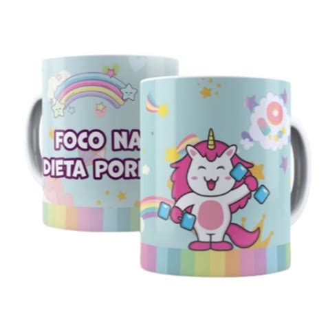 Caneca Ceramica Frases Divertidas Unicornio Indelicado 325 Ml No Shoptime