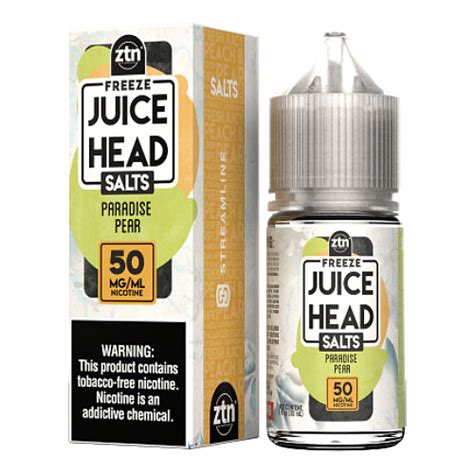 Juice Head TFN SALTS Paradise Pear Freeze 30ml 50mg Vape Habitat