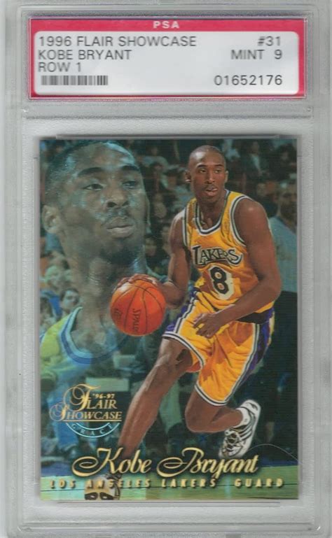 Amazon Psa Mint Flair Showcase Kobe Bryant Row Seat