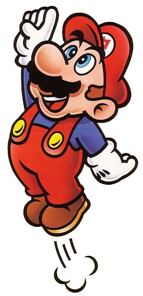 File SMB Mario Jumping Artwork Png Super Mario Wiki The Mario