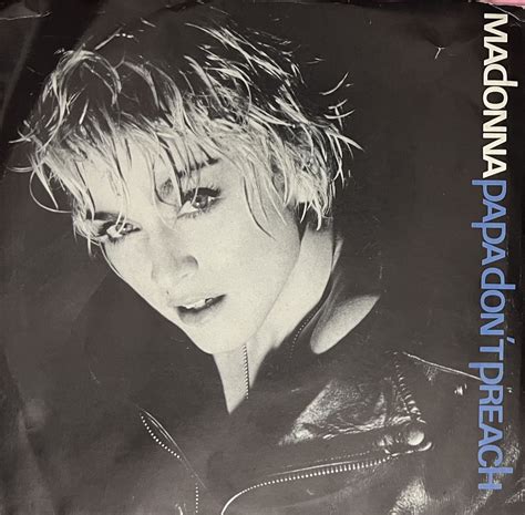 Madonna Papa Dont Preach Pretender Used 7 Inch Catloaf Records