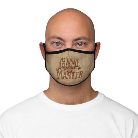 Gamemaster Fitted Polyester Face Mask - Etsy