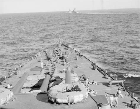 ITALIAN FLEET BOUND FOR ALEXANDRIA 16 SEPTEMBER 1943 ON BOARD THE