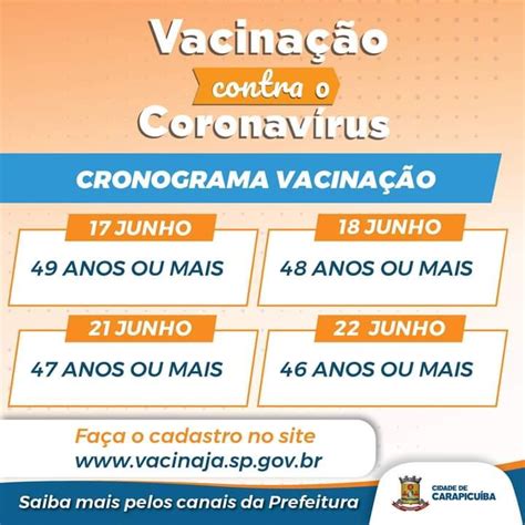 Carapicu Ba Vai Vacinar Pessoas De Anos No Dia Correio Paulista