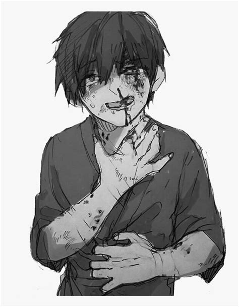 Anime Animeboy Sad Pain Edgy Gore Scary Idk Emo - Rwby X Abused Male ...