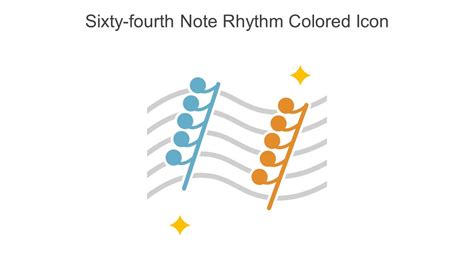 Sixty Fourth Note Rhythm Colored Icon In Powerpoint Pptx Png And ...