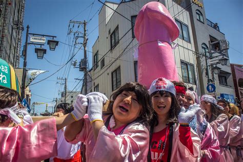 Japanese Penis Festival In Kawasaki Kanamara Matsuri Japan