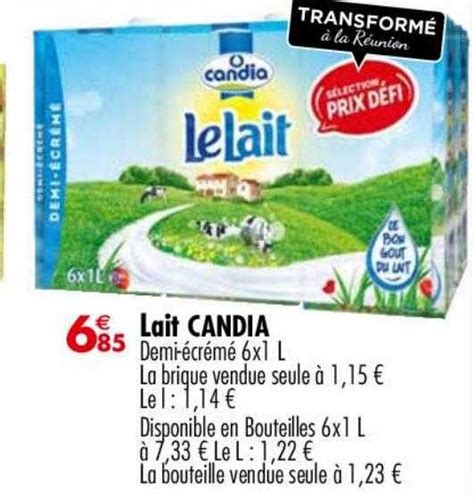 Promo Lait Candia Chez Carrefour Market Icatalogue Fr