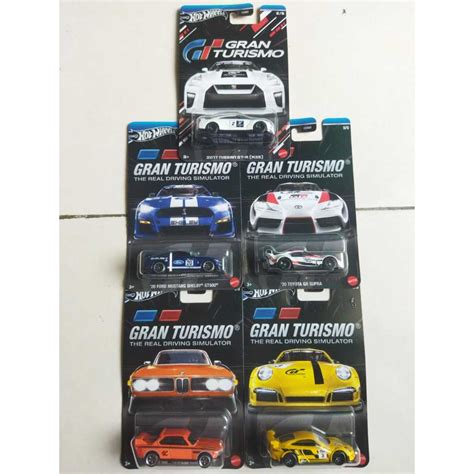 Hot Wheels Gran Turismo Nissan Gtr Toyota Gr Supra Porsche Gt Ford Mustang Shelby Bmw