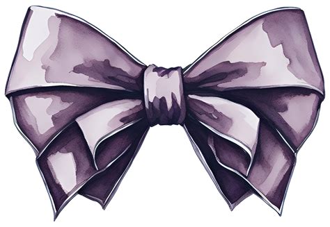 Watercolor Bow Illustration 24970484 Png