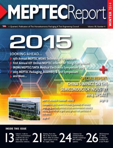 Meptec Report Winter 2014 By MEPTEC Issuu