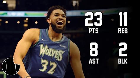 Karl-Anthony Towns Highlights | Pacers vs. Timberwolves | 23rd Nov 2022 ...