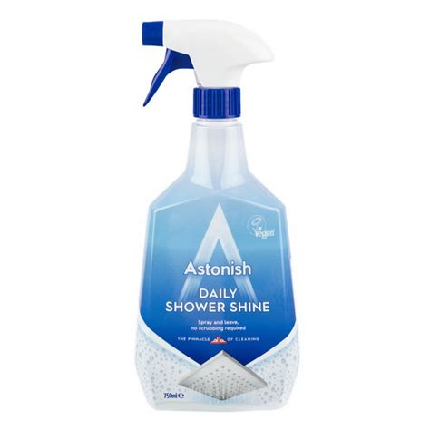 Средство для мытья душевых кабин Astonish Daily Shower Shine 750 мл.
