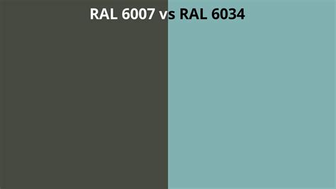 Ral 6007 Vs 6034 Ral Colour Chart Uk