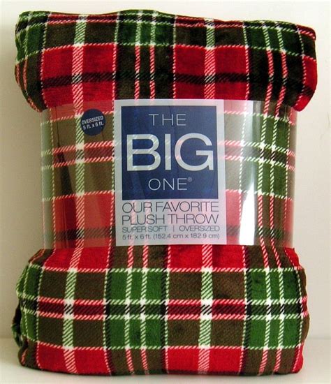 Super Soft Plush Throw Blanket Big One Oversized 60x72 Holiday