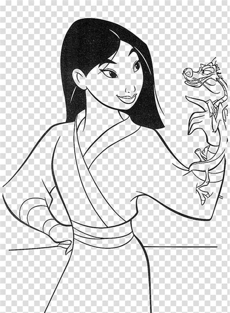 Mushu Fa Mulan Li Shang Colouring Pages Coloring Book Disney Princess