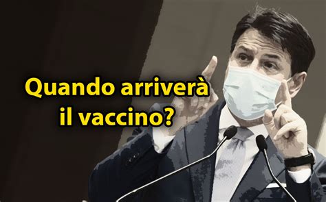 Coronavirus Conte Ha Detto In Conferenza Stampa Che Il Vaccino