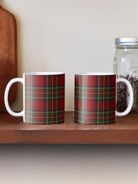 The Royal Stewart Tartan Stuart Clan Plaid Tartan Coffee Mug By