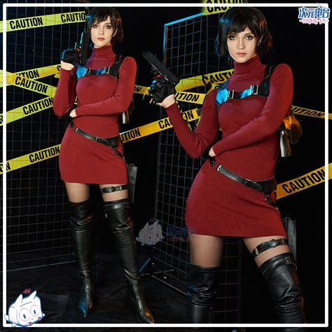 Cosplayfm Resident Evil 4 Cos Ada Wong Cosplay Game Costume Set