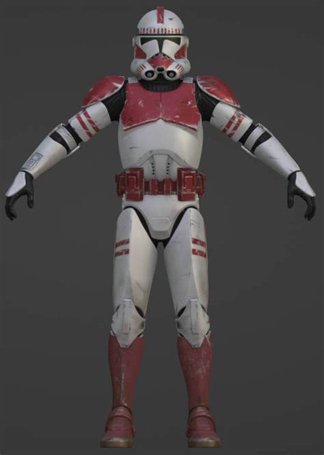 Clone Trooper Coruscant Guard Star Wars 3d Model By Rotomu